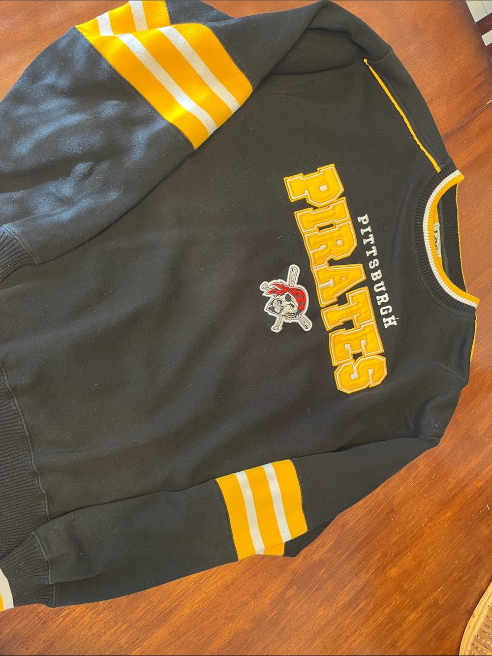 Vintage Pittsburg pirates mlb baseball Lee sports sweatshirt yellow black